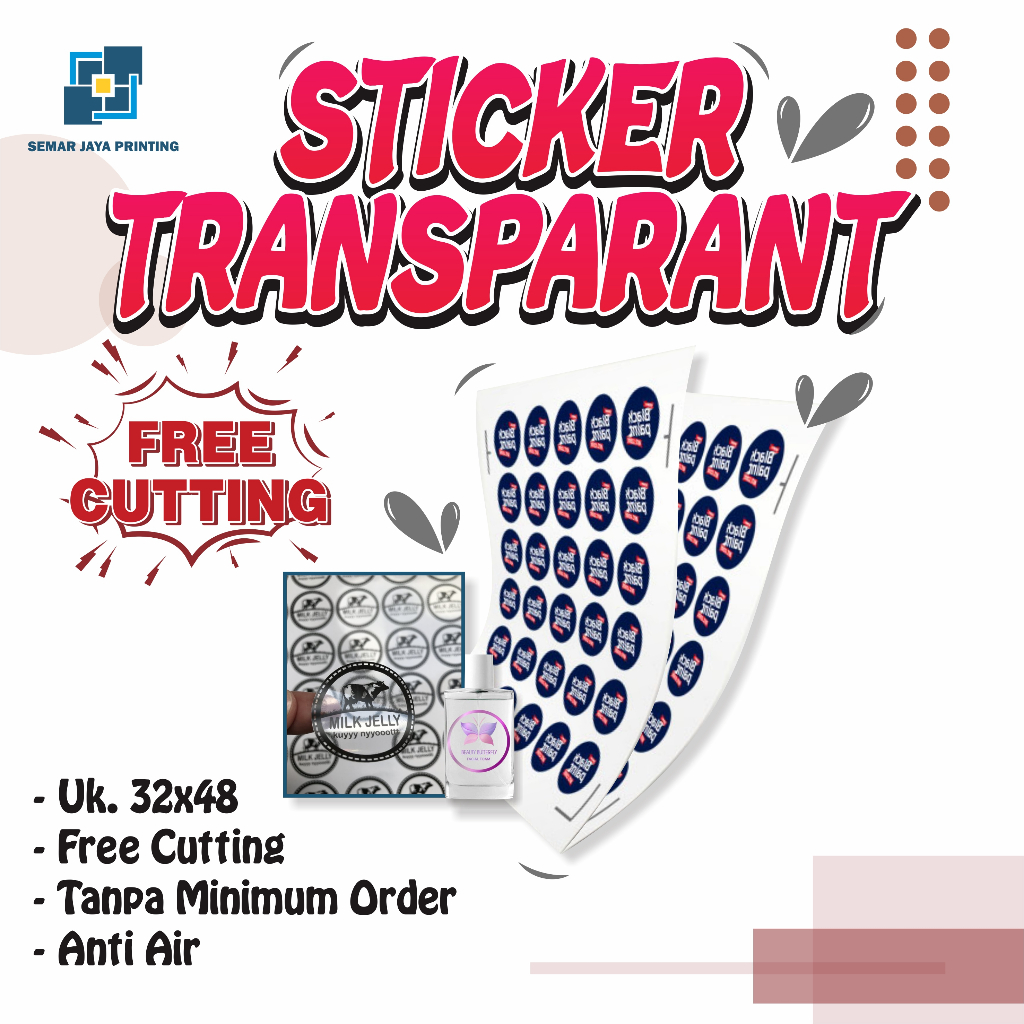 

STICKER TRANSPARANT FREE CUTTING