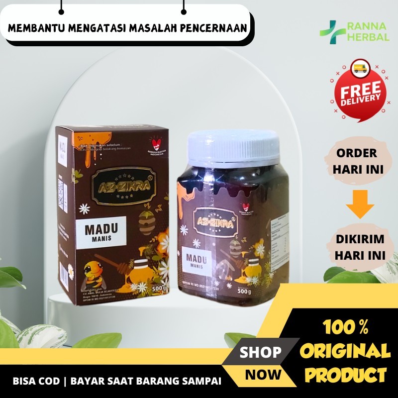 

Madu Azzikra Az-Zikra Kemasan Baru 500gr ASLI Herbal Super Original