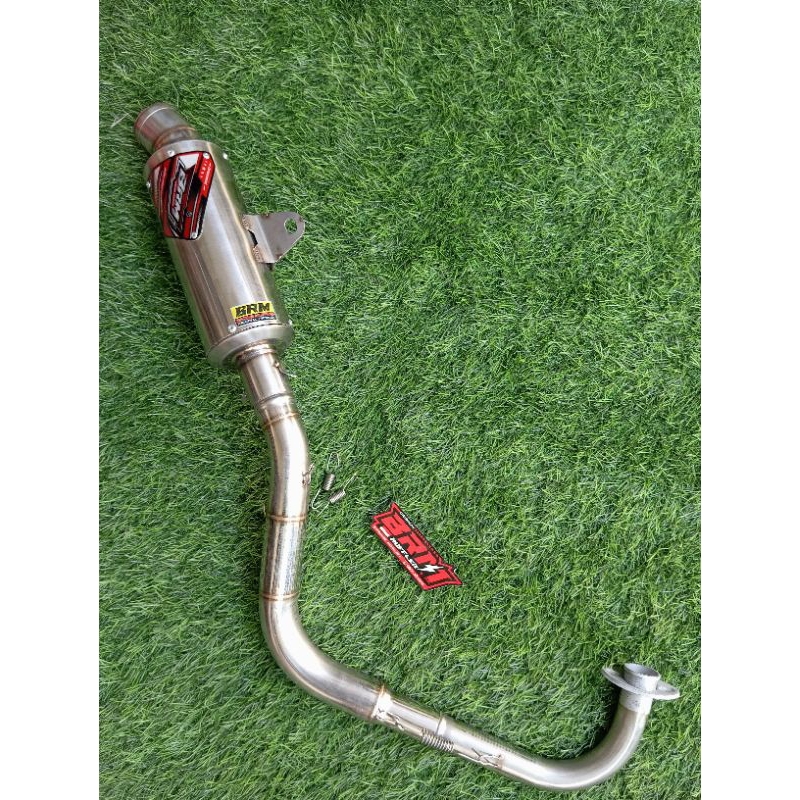 Knalpot BRM BULAT 20cm beat fi beat carbu beat esp road race grade A inlet 38 original brm racing ge