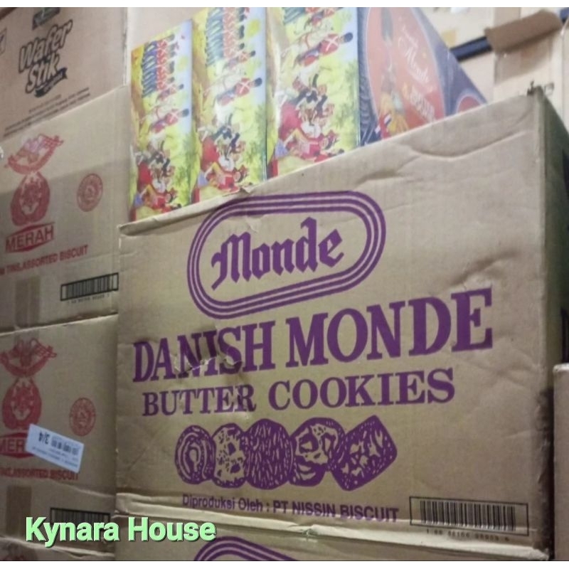 

Monde Biscuit Butter Cookies Kaleng 12x454gr (Karton)