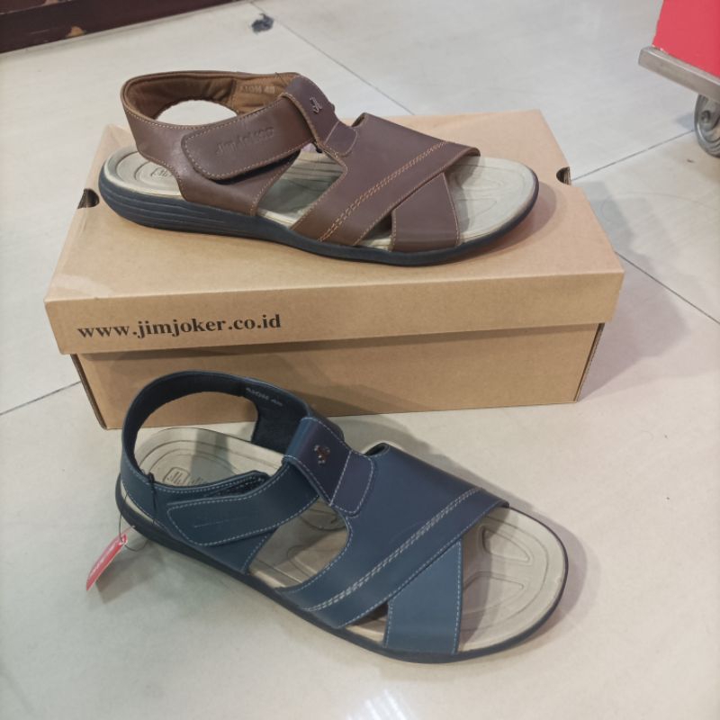 Sepatu sandal Kulit Jim joker pria AION4
