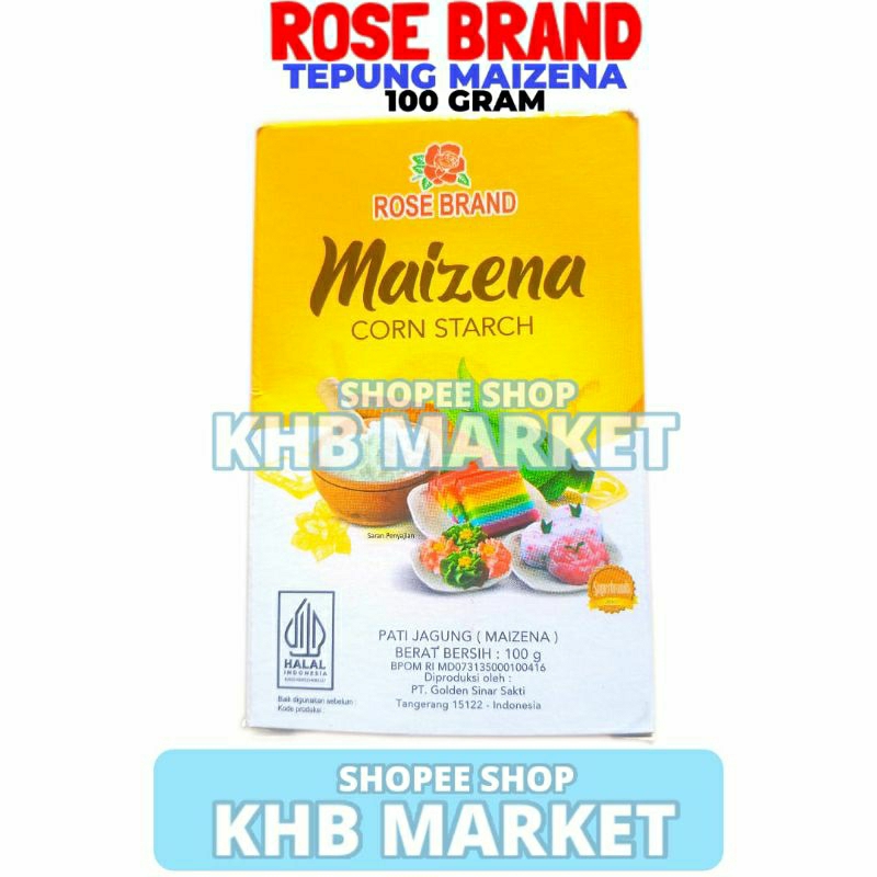 

Rose Brand Tepung Maizena Jagung 100 Gram