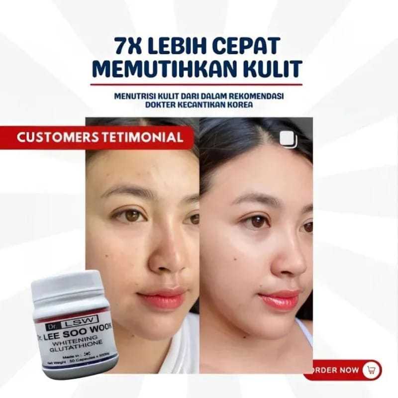 Dr Lsw Original asli 100% Kapsul Pemutih Badan Korea aman dan terpercaya Sudah BerBPOM