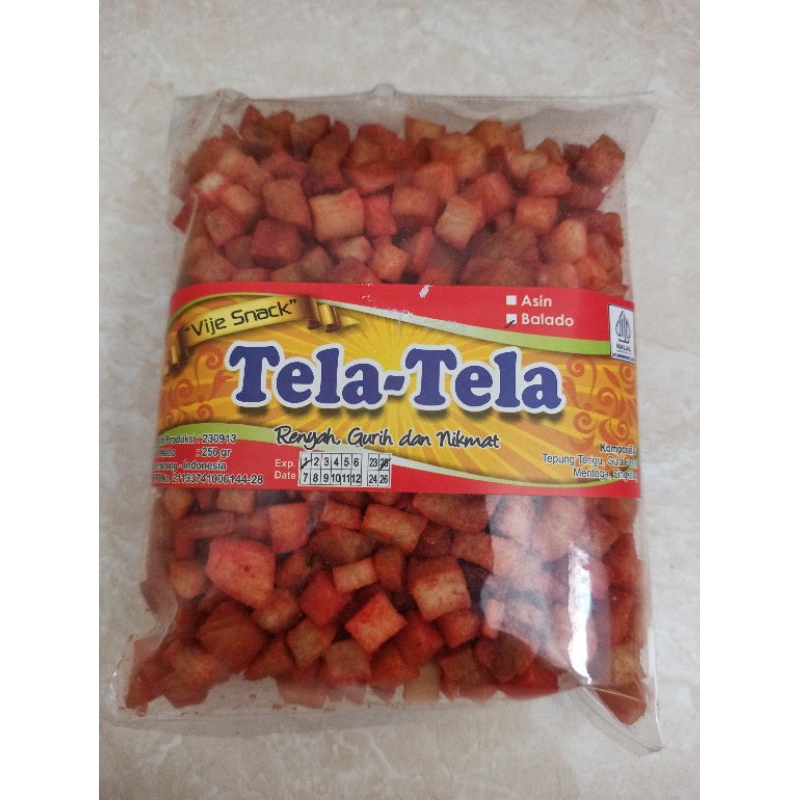 

Snack Tela-Tela Balado 250gr