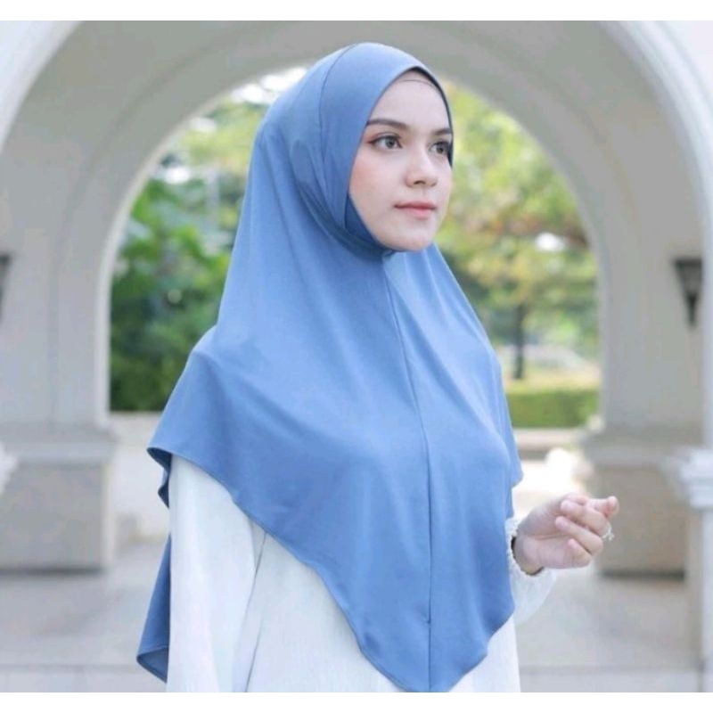 jilbab Malaysia, kerudung bergo non ped , hijab dagu Malaysia UK L