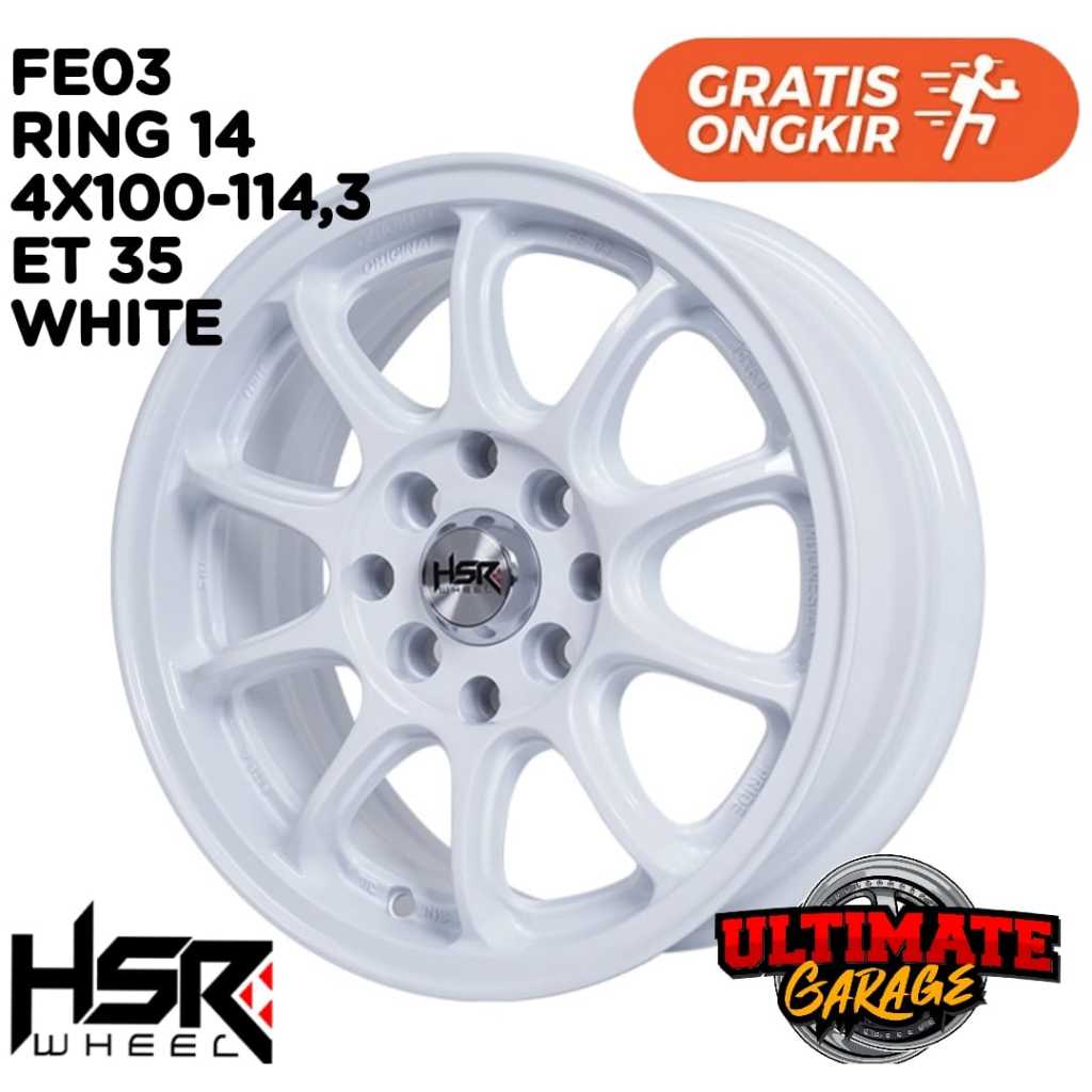 Velg HSR FE03 Ring 14 Mobil Agya Vios Xenia Gratis Ongkir