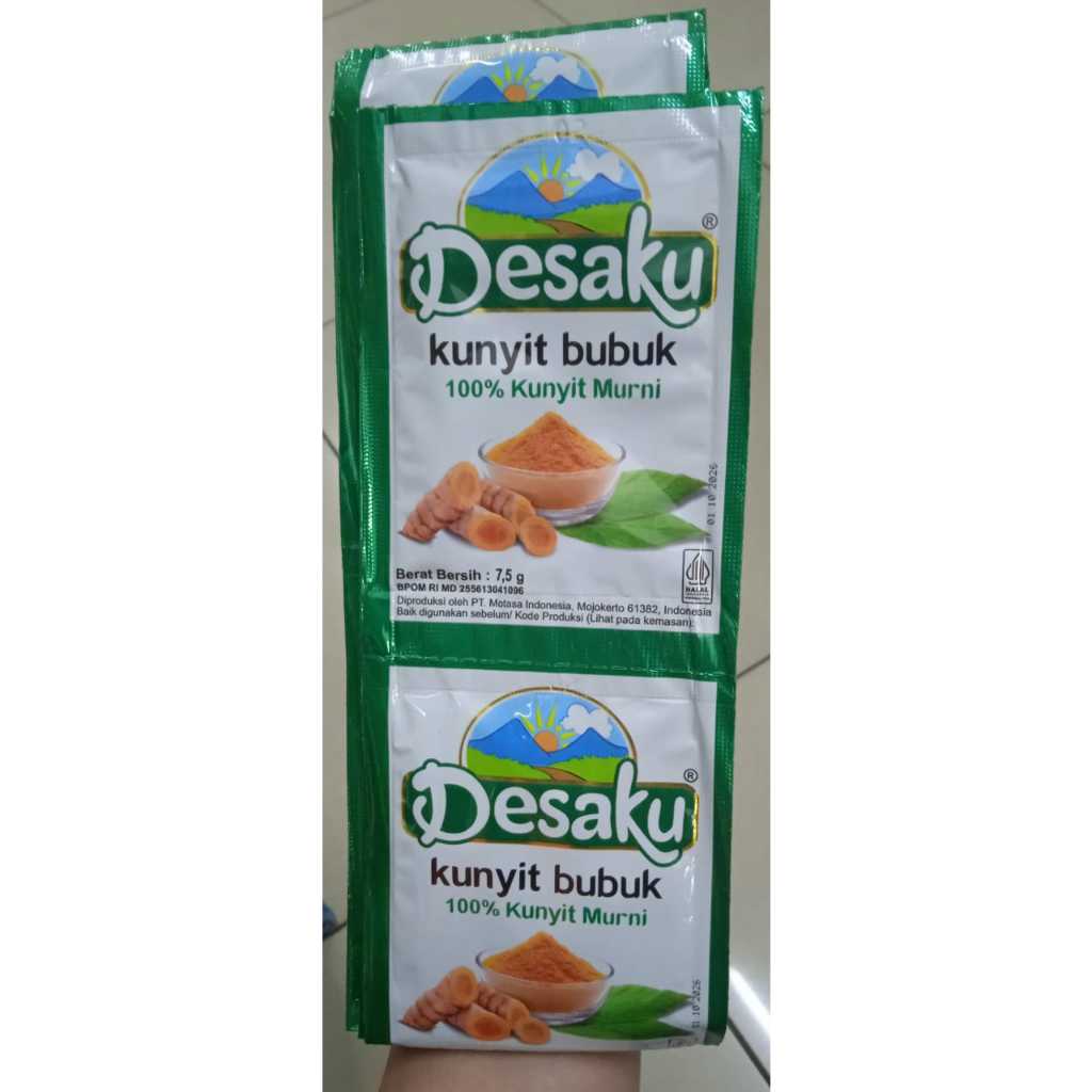 

DESAKU KUNYIT BUBUK 10Gram /12S