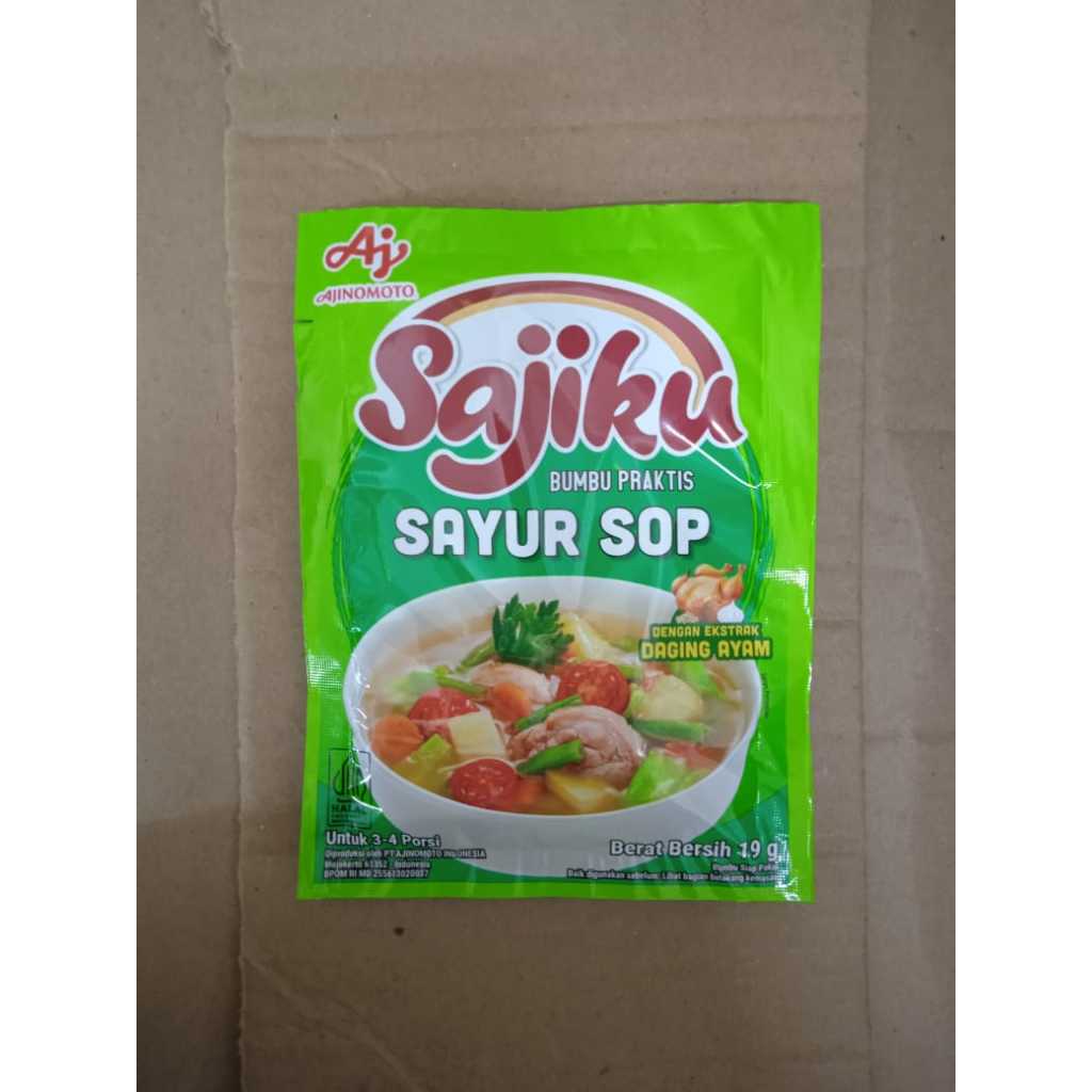 

SAJIKU SAYUR SOP 19 gram bumbu praktis