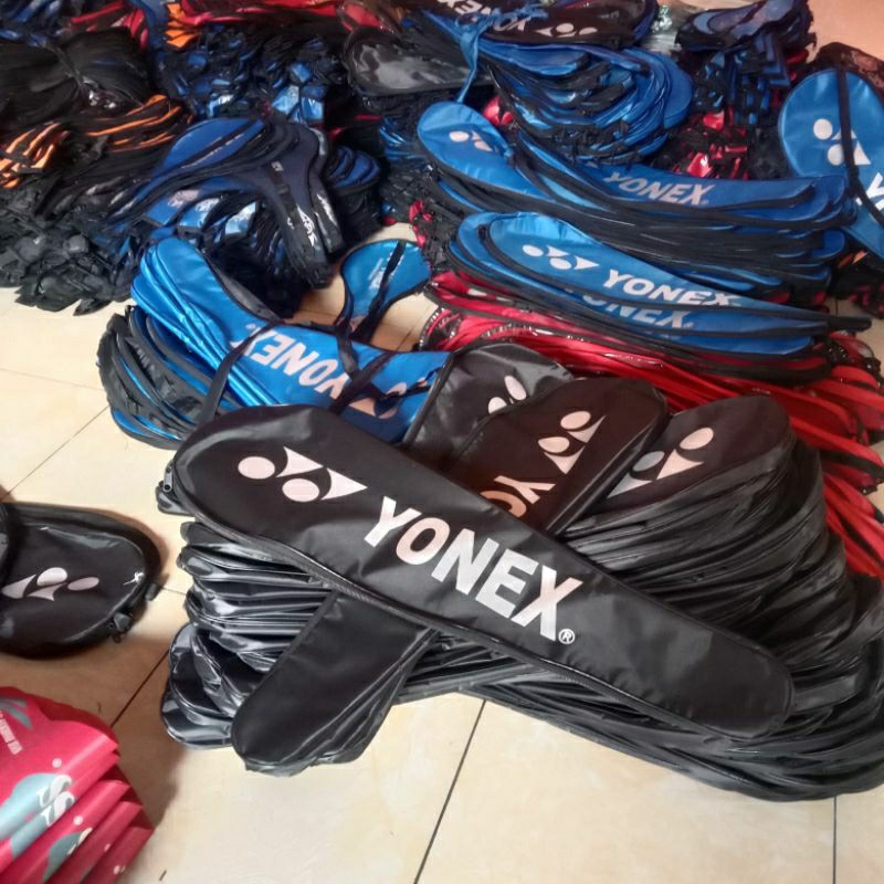 GROSIR DAN ECERAN tas raket badminton muat isi 2 raket