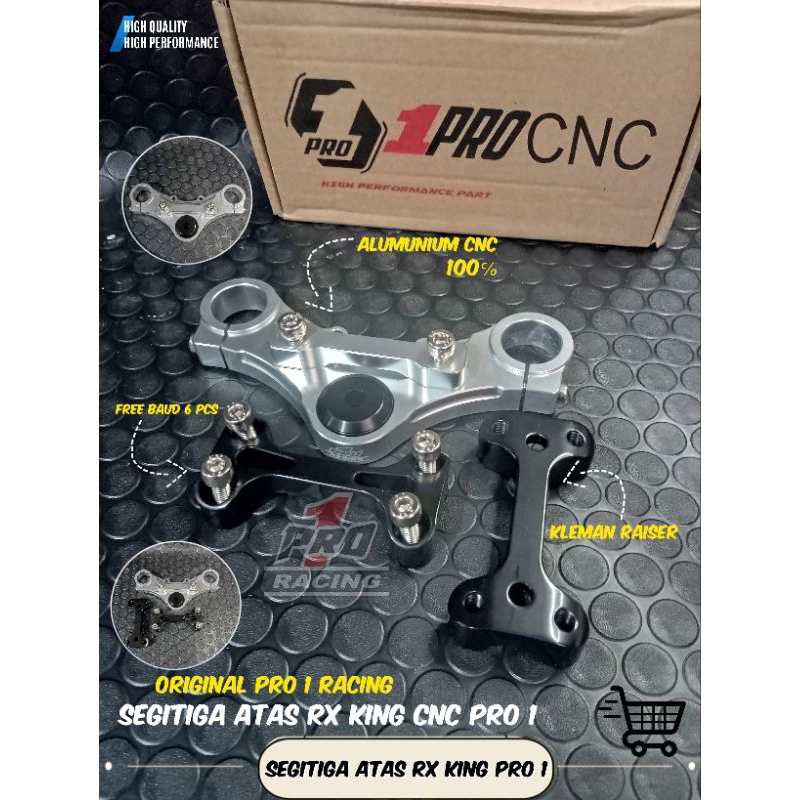 DUDUKAN SEGITIGA ATAS RX KING CNC / SEGITIGA ATAS RX KING CNC TRIPLECLAM RX KING NEW SEGITIGA ATAS C