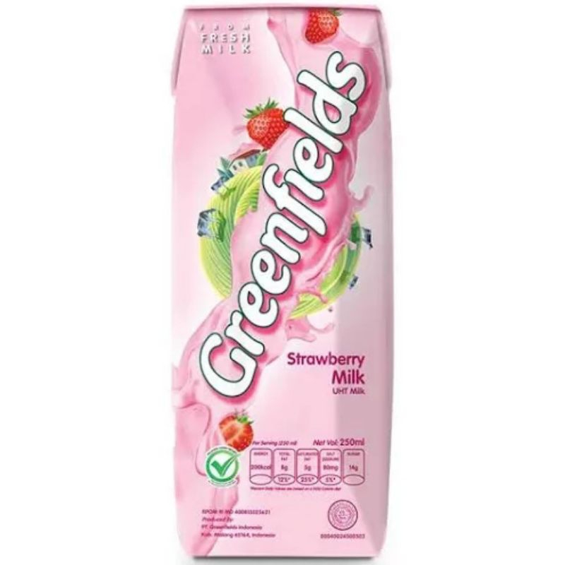 

Greenfields Susu UHT 250ml - Strawberry