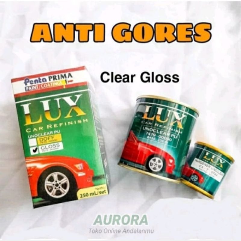 Clear Lux Gloss 250Ml/Clear Gloss Lux Anti Gores