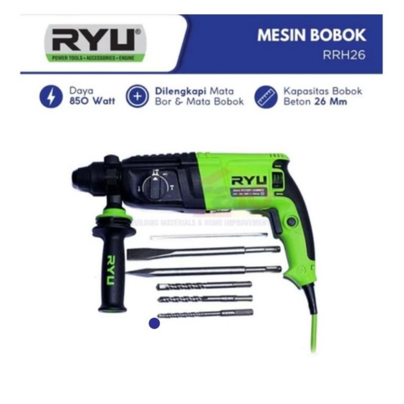 Ryu Mesin Bobok Tembok RRH26 Hijau
