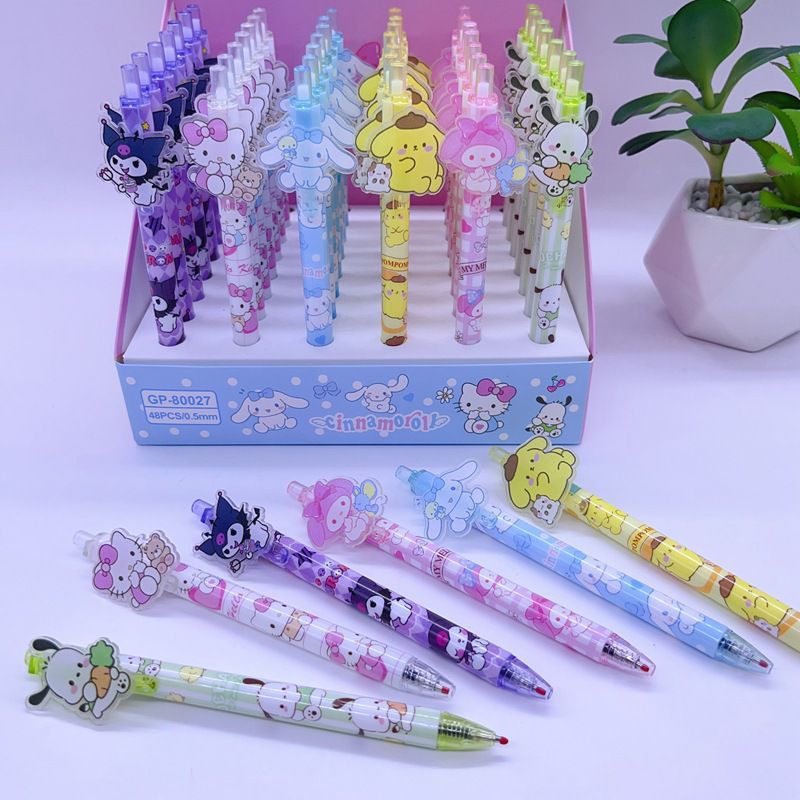 

[PREMIUM] Pulpen Gel 0.5 MM Motif Sanrio Karakter Lucu / Pulpen Gel Kuromi Melody Cinnamorol