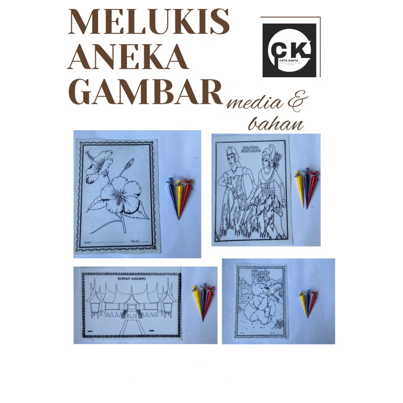 

Bahan Kerajinan Melukis