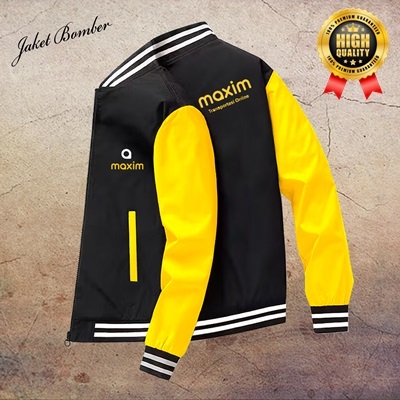 { PROMO } Jaket Maxim Model Trend Bomber / Jaket Driver Maxim Terbaru / Jakeet Maxim Original 100% T