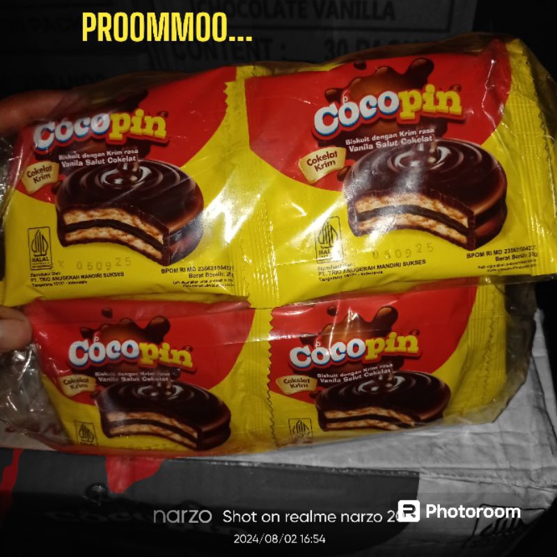 

PROMO 1 DOS CHOCOPIN BISKUIT DOBLE COKLAT ISI 120 PCS