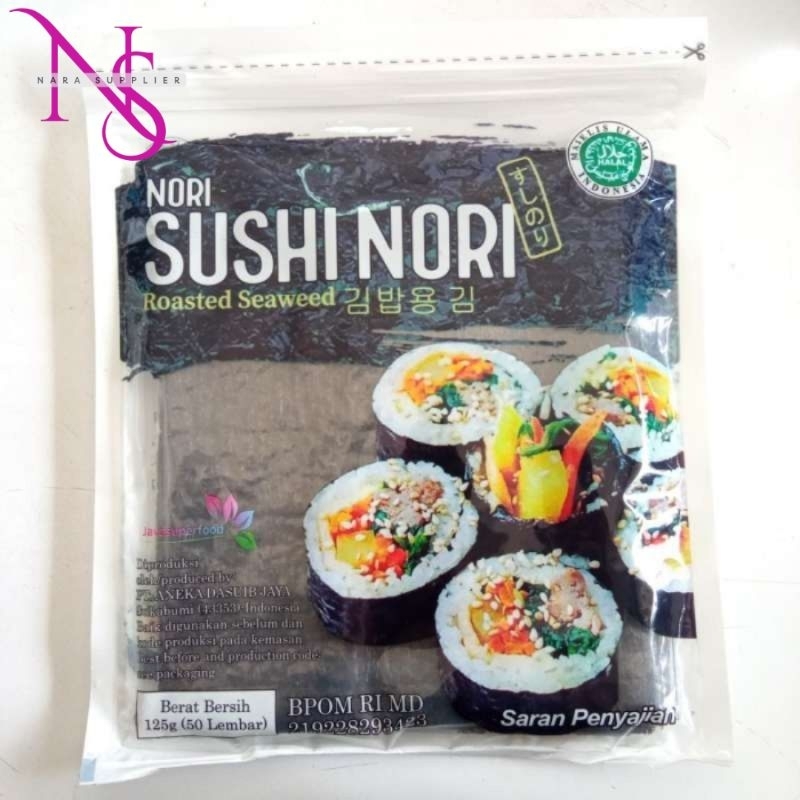 

JAVA SUSHI NORI ROASTED SEAWEED ISI 50 LEMBAR