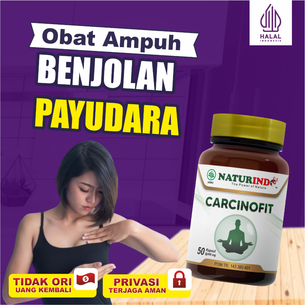 OBAT BENJOLAN PAYUDARA TUMOR PAYUDARA KANKER PAYUDARA PRIA DAN WANITA FAM CARCINOFIT NATURINDO
