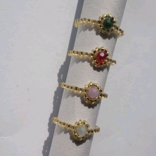 BEADS RING (CINCIN MANIK PASIR JEPANG PREMIUM) CINCIN MANIK MATA CEKO