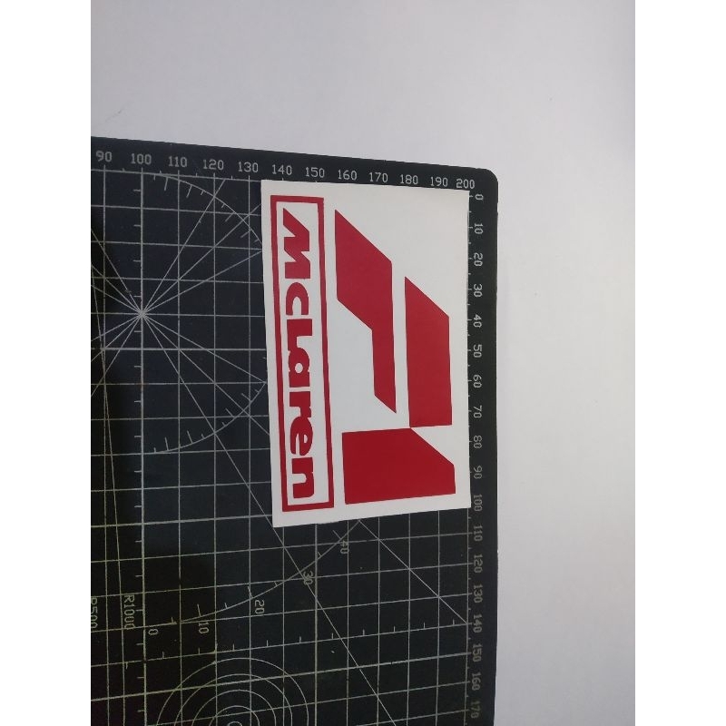 

cutting stiker F1 mc laren