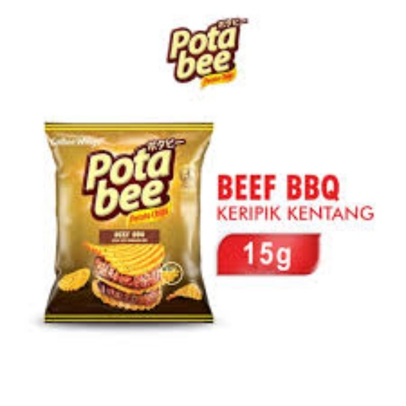 

POTABEE potato chips / kripik kentang dpt 4pcs