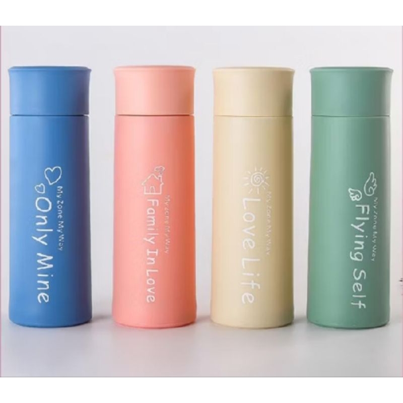 Botol Minum Kaca My Zone My Way 400 ml | Tumblr Botol Minum Luxury | BPA Free