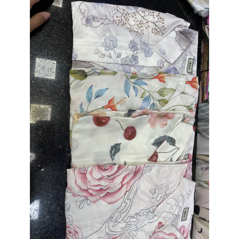 Adisa baju atasan kemeja wanita bahan TC premium