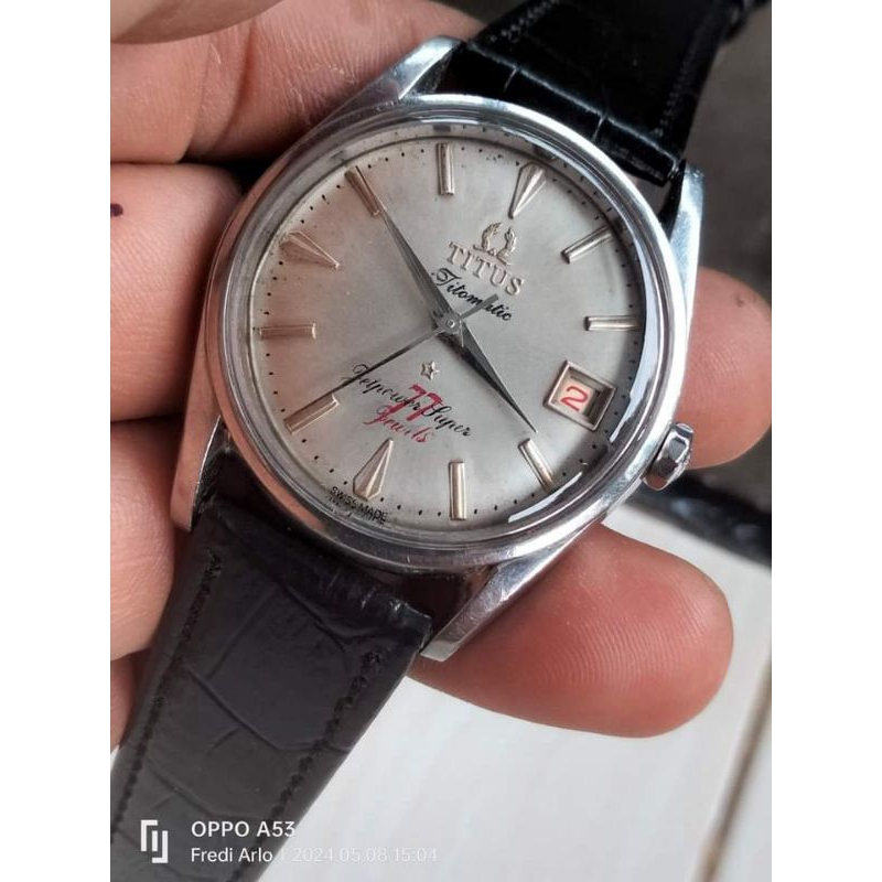 Jam Vintage Titus 77 Jewels Automatic Original
