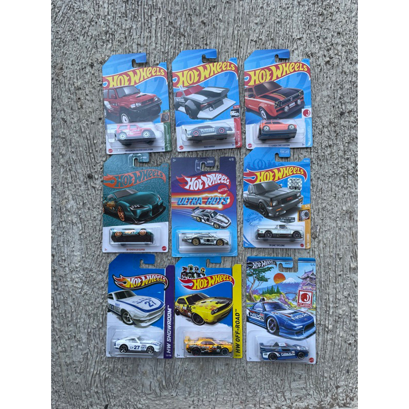 HOT WHEELS borongan 9 pcs