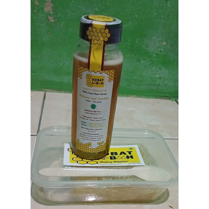 

MADU MURNI SOBAT LEBAH 325 gr || Madu murni Raw Honey Premium Original