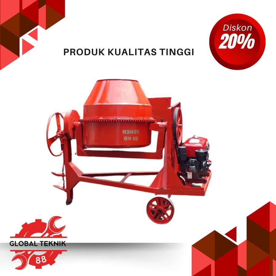 MESIN MOLEN GODZILLA + MESIN DIESEL JIANGFA 8PK