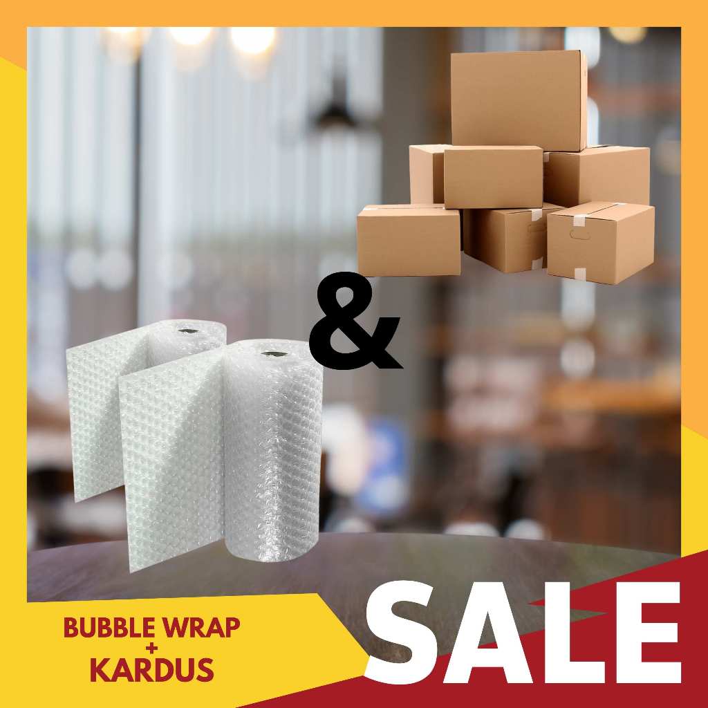 

bubble wrap & kardus pengaman paket