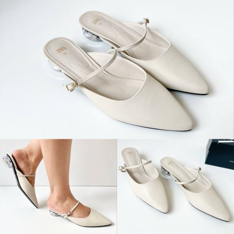 Zara Heels 2cm Selop S19593