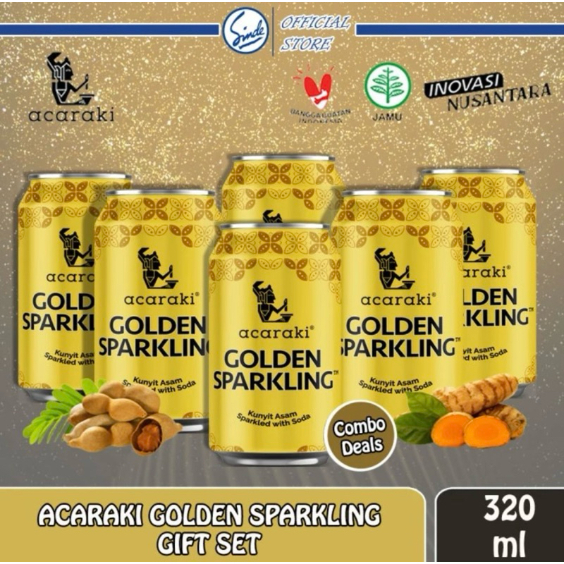 

Golden Sparkling Acaraki Dus