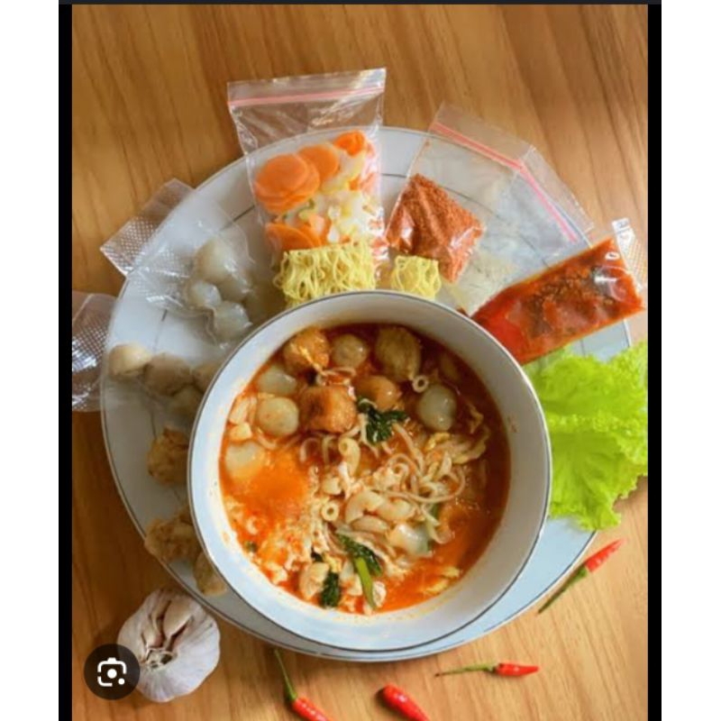 

Seblak Komplit,bumbu medok