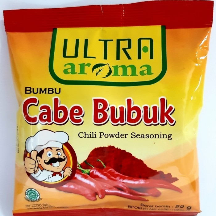 

Cabe Bubuk Ultra Aroma Chili Powder Seasoning 50gr