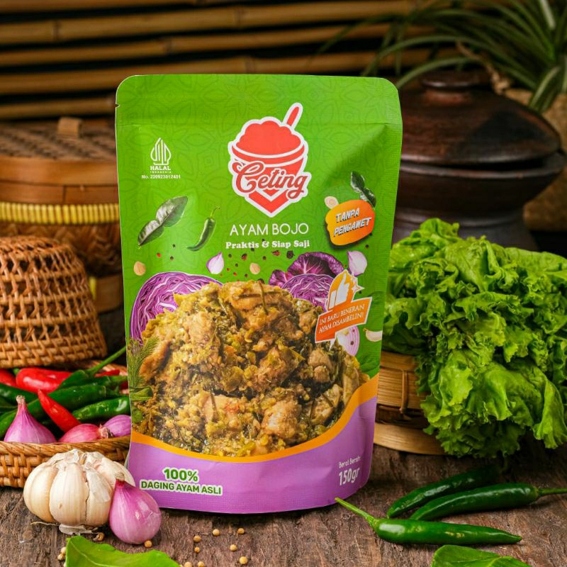 

Ayam Bojo ( lombok ijo ) kemasan 150 gram / lauk siap saji / tanpa bahan pengawet