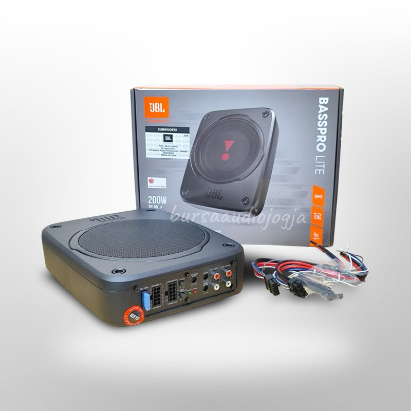 Subwoofer Aktif Kolong Jok Audio Mobil JBL BASSPRO LITE 7 Inch Underseat Active Subwoofer