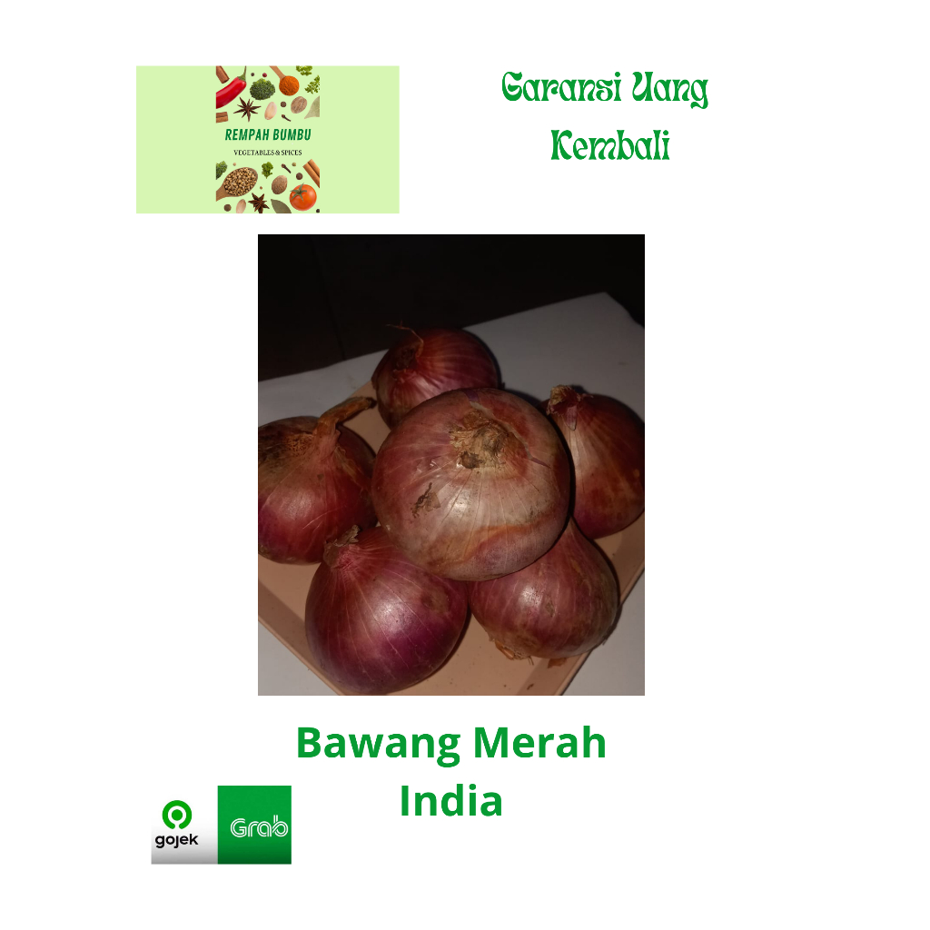 

BAWANG MERAH INDIA BAWANG PEKING 1 kg