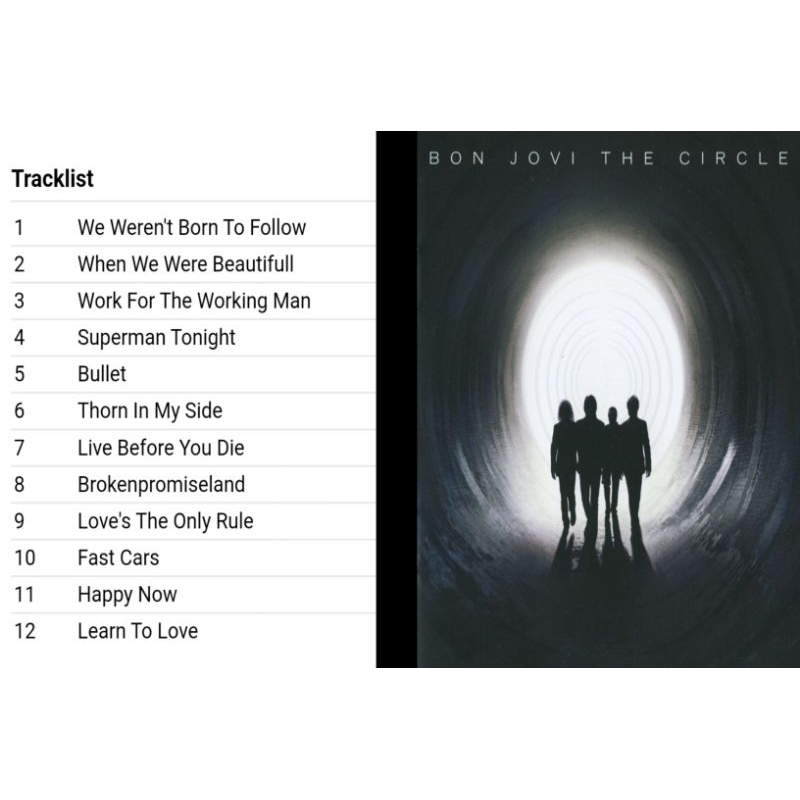 bon jovi cd the circle album 2009