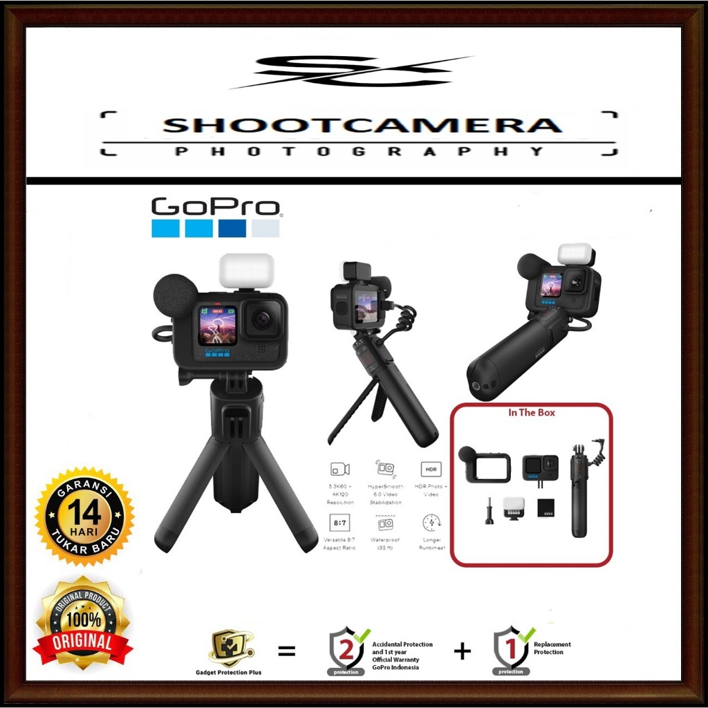 GOPRO HERO 12 BLACK - GOPRO HERO 12 CREATOR EDITION COMBO RESMI