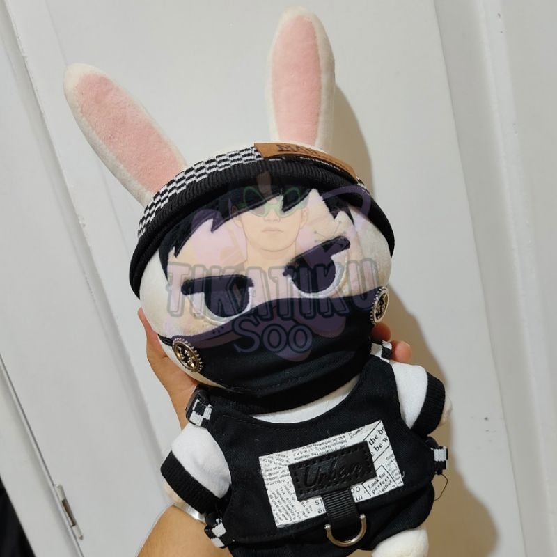 RABBIT D.O. EXO DOLL BONEKA D.O. KELINCI UKURAN 20CM FULL CLOTHES