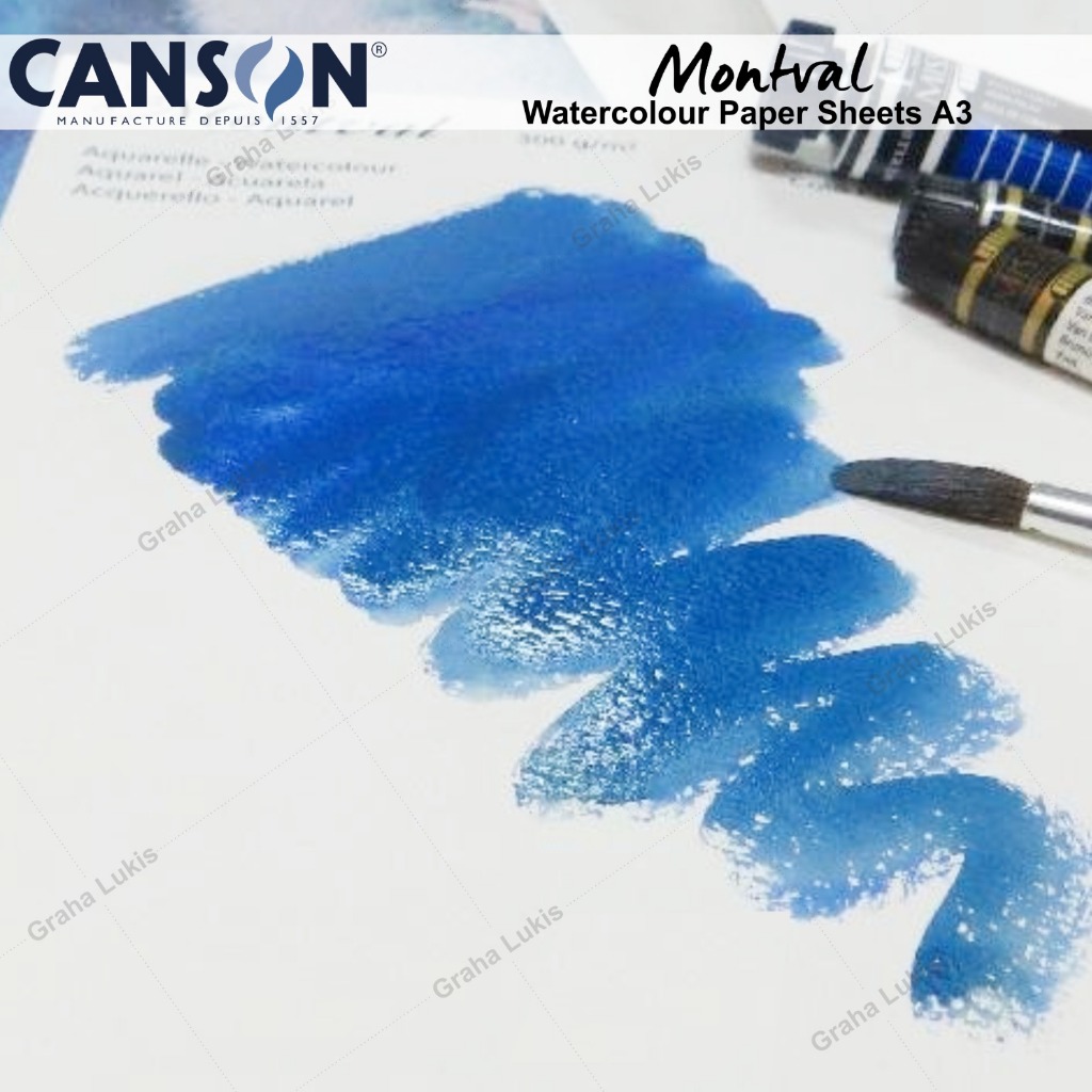 

HJK Canson Montval A3 (Canson Aquarelle/Watercolor) - Kertas Cat Air