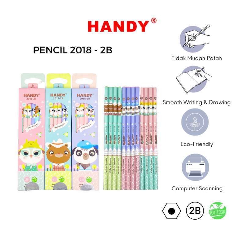 

( LUSIN) PENSIL HANDY 2B 2018