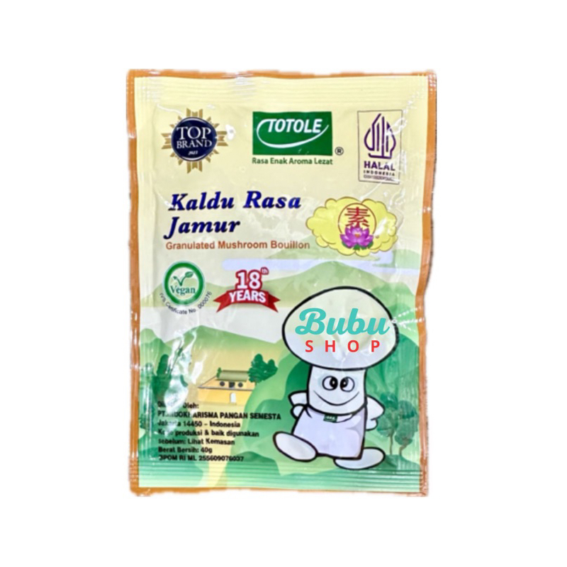 

Totole bumbu kaldu jamur 40 gram
