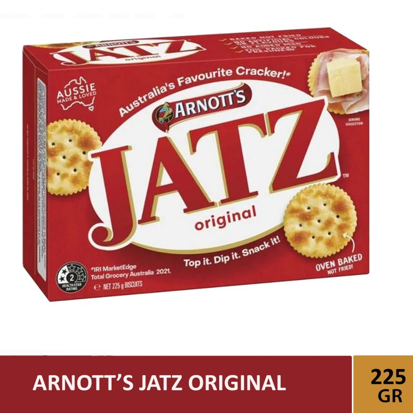 

ARNOTT'S JATZ ORIGINAL NETTO 225 GR