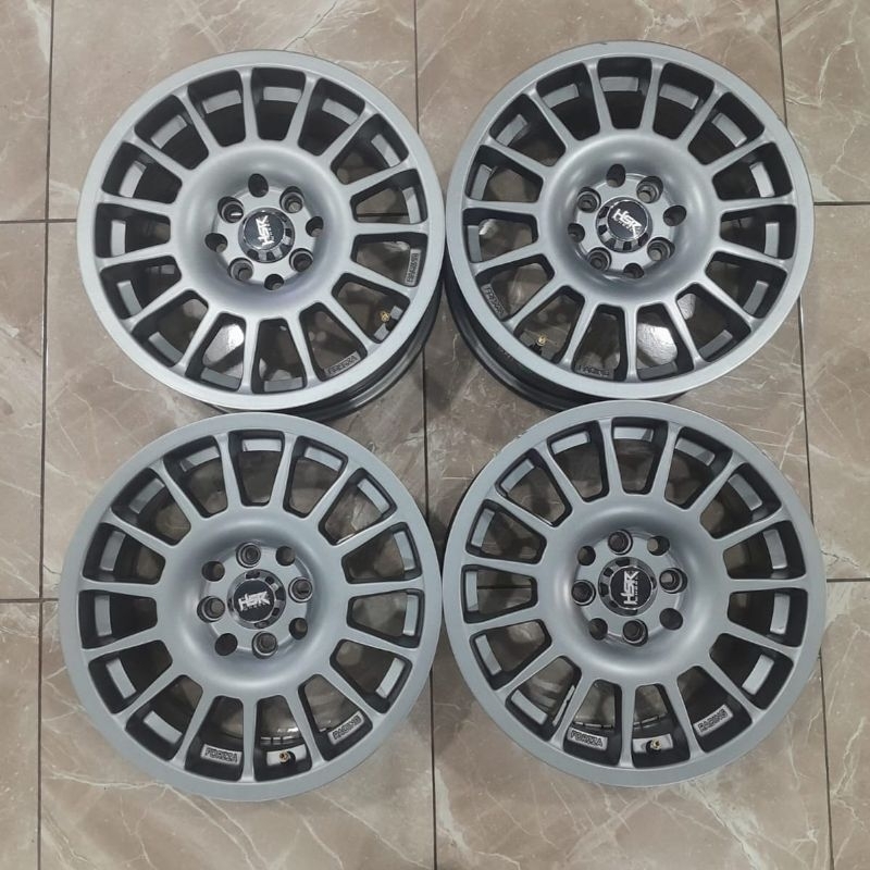 Velg Mobil Second Hsr Takasaki Ring 15 Lebar 6.5 pcd 4x100/114.3 Et40
