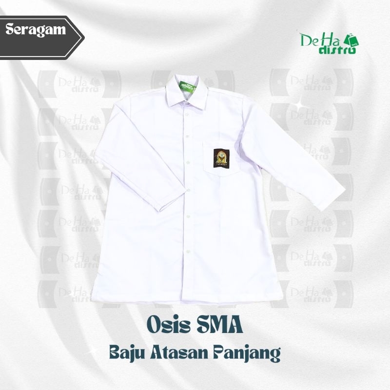 Atasan seragam OSIS SMA/Atasan Lengan Panjang/Seragam SMA/Seragam Osis