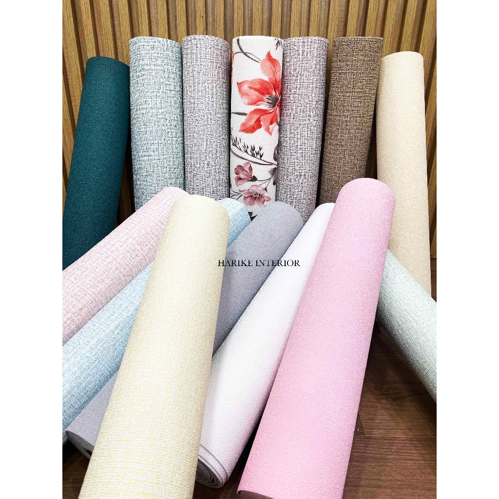 Wallfoam Linen/Foam Linen/Wallpaper Dinding/Wallpaper Kamar/FoamLinenRoll/FoamMurah/WallpaperLinen